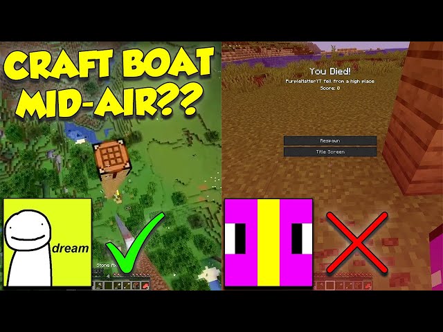 Attempting Dream's MLG Boat Mid-Air Play