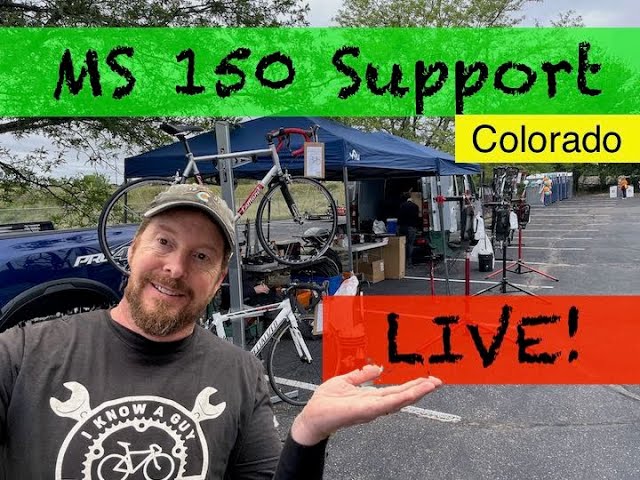 LIVE - MS 150 Support Colorado - Day 1 - Your Cycling Community and Culture - Loveland Rest Stop