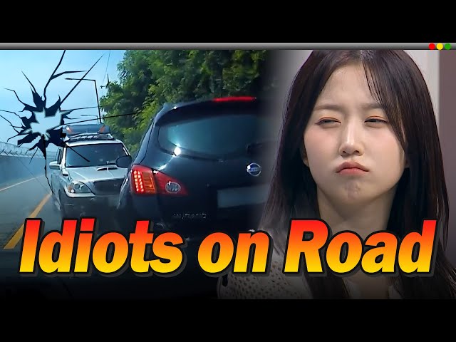 NMIXX HAEWON's Dashcam Reaction : Why do some people brake so suddenly??👿 Idiots on Road Compilation