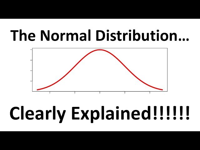The Normal Distribution, Clearly Explained!!!