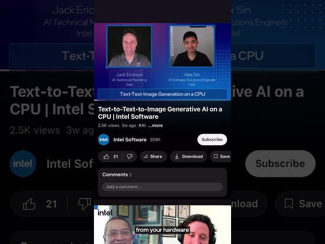 Explore the Intel Artificial Intelligence Homepage | AI Quarterly | Q1 2024 | Intel Software