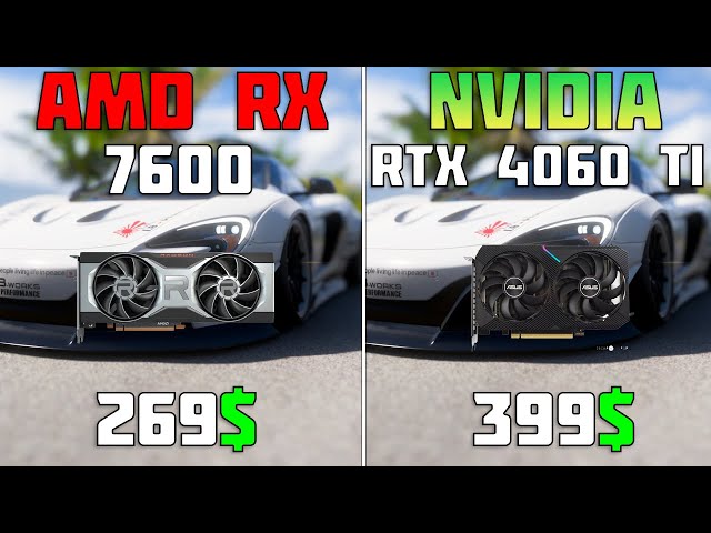 AMD RX 7600 vs NVIDIA RTX 4060 Ti - 10 Games Test