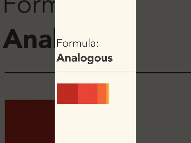 Color Theory: Analogous Color Scheme #Shorts