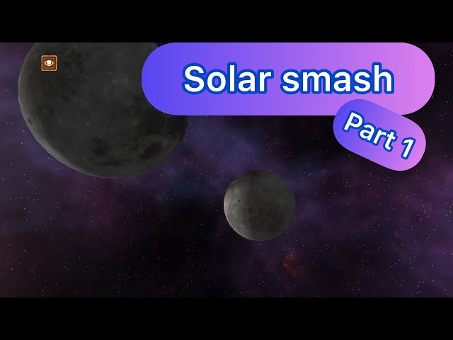 Solar smash experiments and gameplay