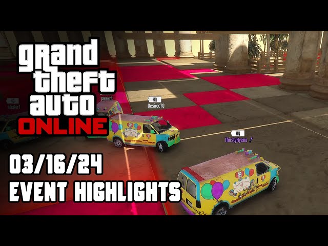 GTA 5 FiveM Multiplayer Event Highlights (March 16th 2024) - GTA Series Arcade Gamemodes