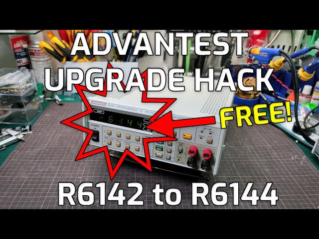 Advantest R6142 to R6144 Free Upgrade Hack
