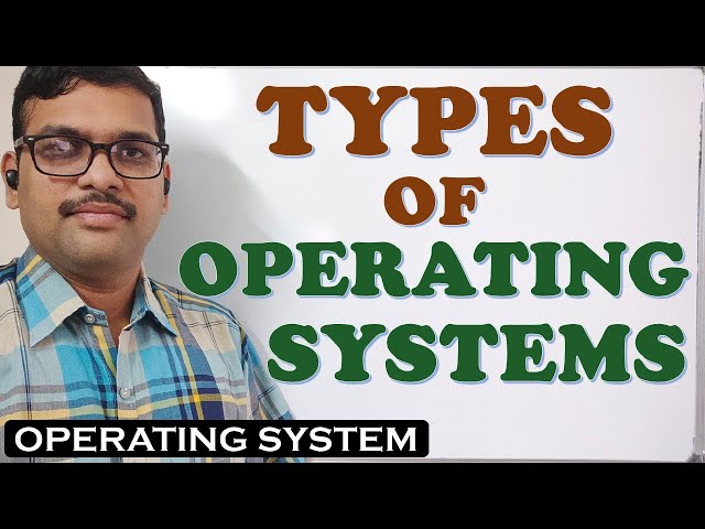 TYPES OF OPERATING SYSTEMS || BATCH, MULTIPROGRAMMED, MULTIPROCESSING, TIME SHARING, REAL TIME etc.