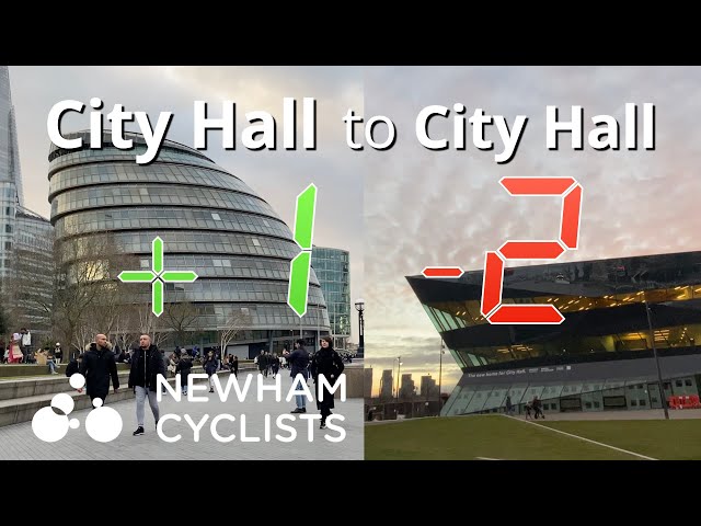 A Tale of Two City Halls: Plus 1 Minus 2 in London (City Hall, Southwark to City Hall, Royal Docks)
