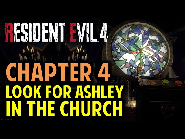 Chapter 4: Look for Ashley in the Church - RGB Dial Puzzle | Resident Evil 4 Remake (2023)