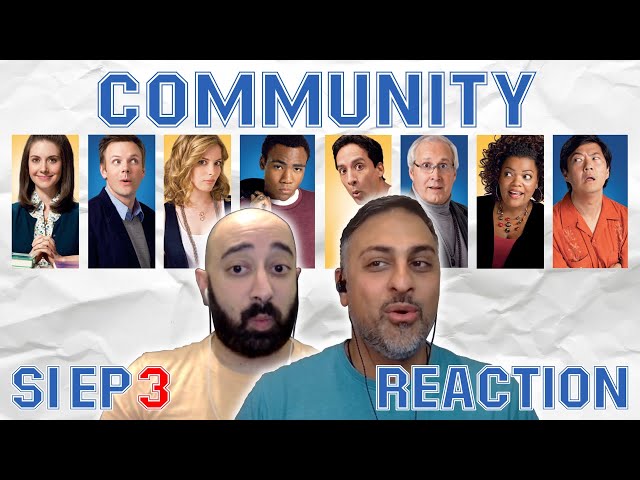Community - S1 Ep 3 - Introduction to Film - REACTION - First Time Watching