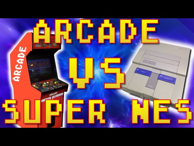 Arcade vs. Super Nintendo! *24 GAMES* Covered!