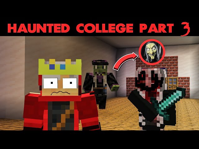 Minecraft Haunted College Part 3 | Minecraft Horror Story in Hindi