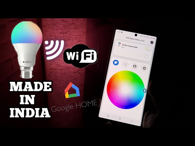 ₹499 WiFi SMART BULB SMITCH | Google Assistant , Alexa | Unboxing And Setup Made In India