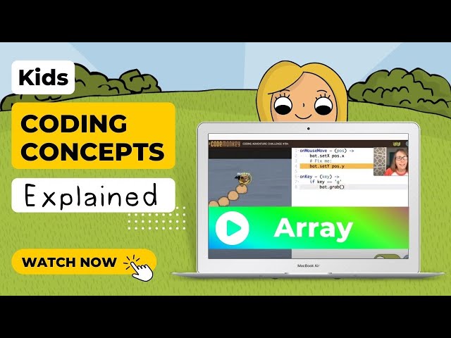 Array Indexing - Coding Concepts Explained for Kids
