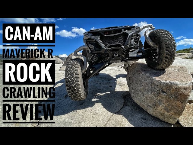 Can-Am Maverick R Rock Crawling Review from the Rubicon