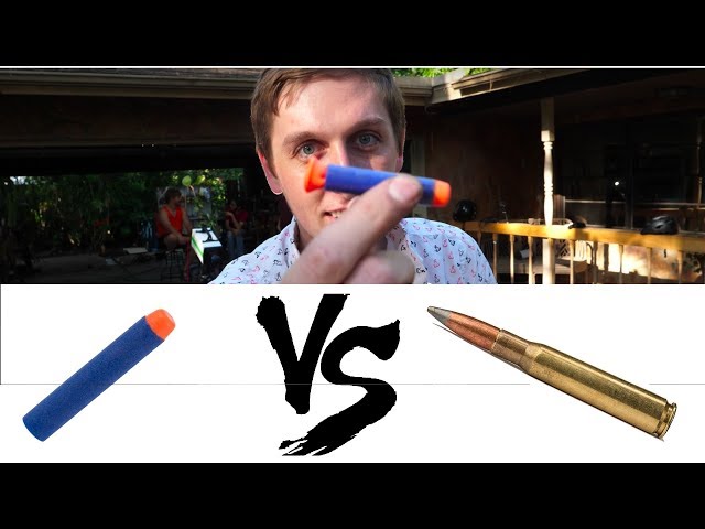 What happens when a NERF dart breaks the SPEED OF SOUND?