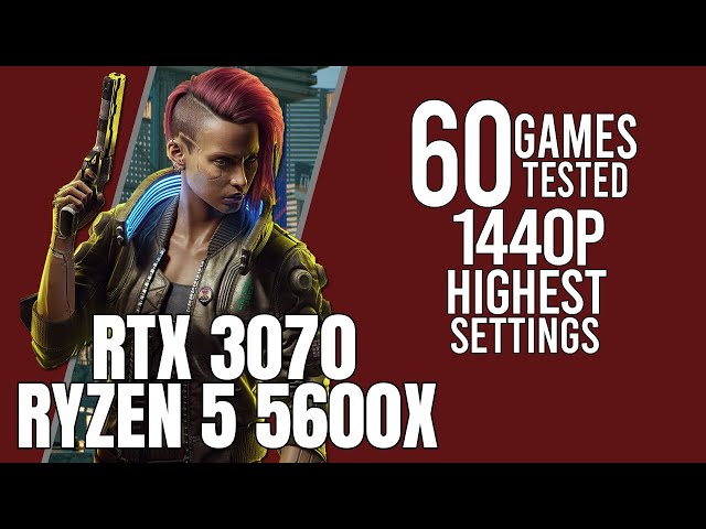 RTX 3070 tested in 60 games ultra settings 1440p benchmarks!