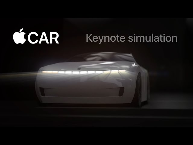 Apple Car keynote concept simulation