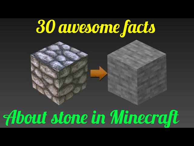 30 amazing facts about stone in Minecraft | block facts Minecraft #minecraftfacts #minecraft