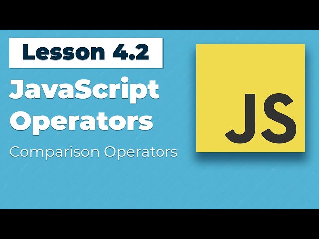JavaScript Comparison Operators #fullstackroadmap (Ep. 4.2)