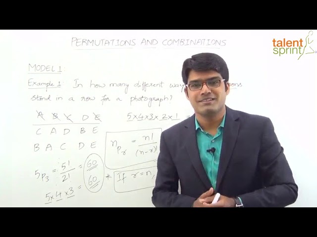 Permutation and Combinations in Hindi | Model 1-Permutations Basics | Quantitative Aptitude in Hindi