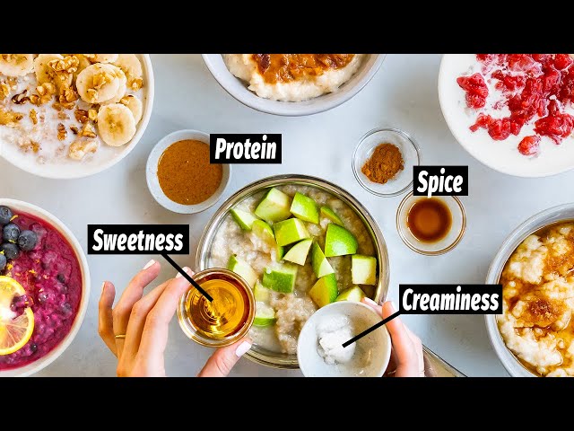 EASY OATMEAL UPGRADES - 7 flavors that aren't boring!