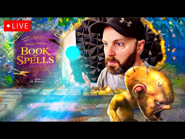 Retro Plays Wonderbook: Book of Spells for the FIRST Time!