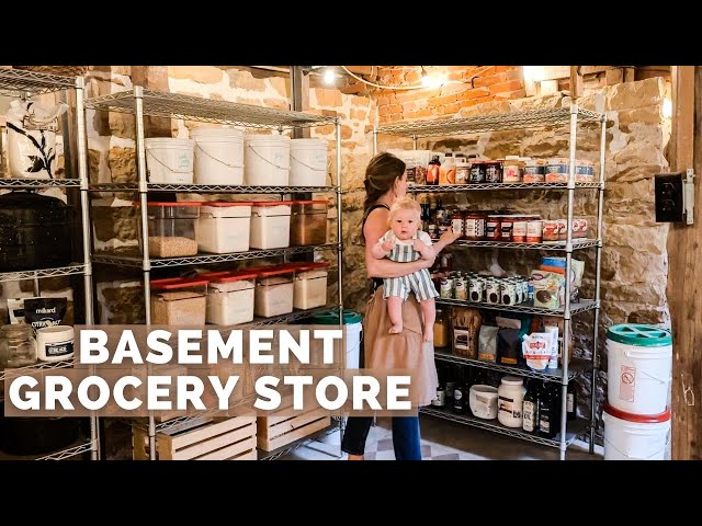 Building a grocery store in our basement