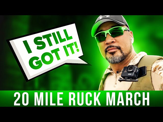 Marine Veteran Slays 20 Mile Ruck March | Chicago Veterans | LivingMoneySmart EP65