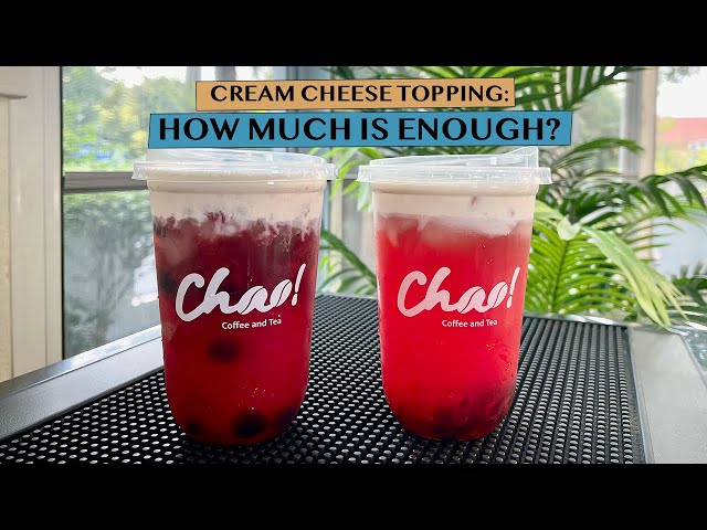 CREAM CHEESE TEA: HOW MUCH TOPPING IS ENOUGH?