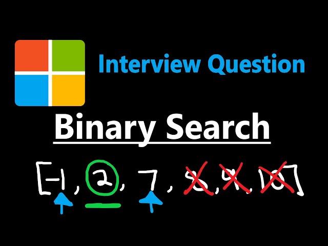 Binary Search - Leetcode 704 - Python