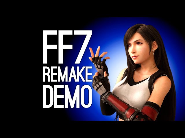 Final Fantasy 7 Remake Demo Gameplay: Let's Play FF7 Remake Opening - EVERYTHING LOOKS SO PRETTY