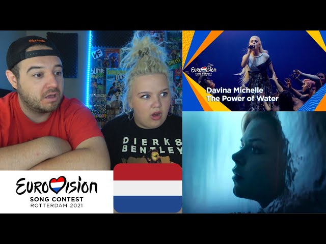 Davina Michelle  The Power Of Water  Interval Act  Eurovision 2021 |  COUPLE REACTION VIDEO