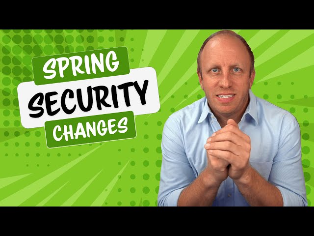 Spring Security without the WebSecurityConfigurerAdapter