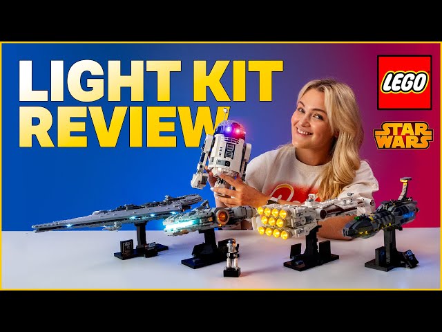 Exploring LEGO Star Wars 25th Anniversary Midi-Scale Sets with Light My Bricks