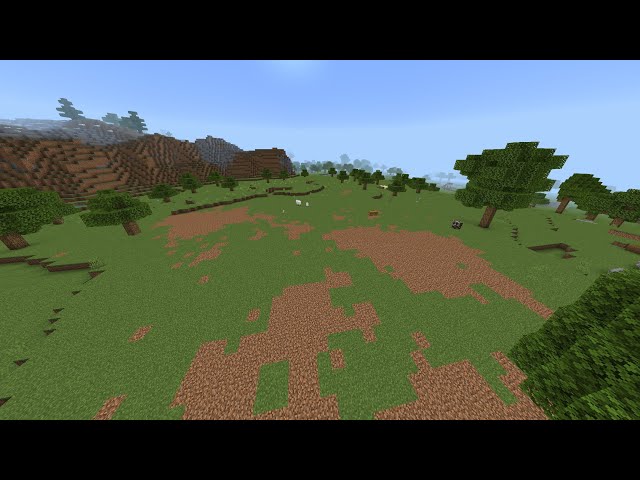 Terraforming in my 4th mountain base in my survival world | Minecraft