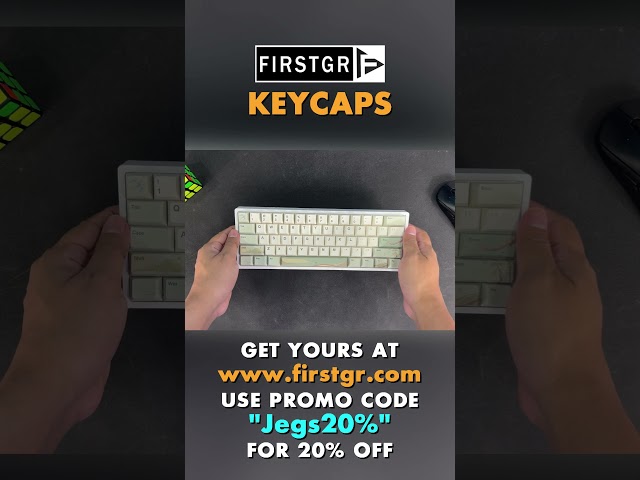 FirstGR Keycap Swap ASMR. #keycaps #asmr #keyboardasmr #keycap #firstgr