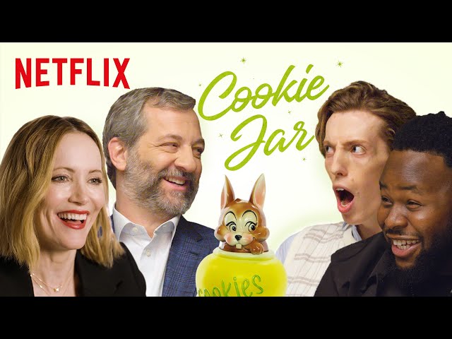 Leslie Mann, Judd Apatow, Samson Kayo, and Harry Trevaldwyn Answer To The Netflix Cookie Jar