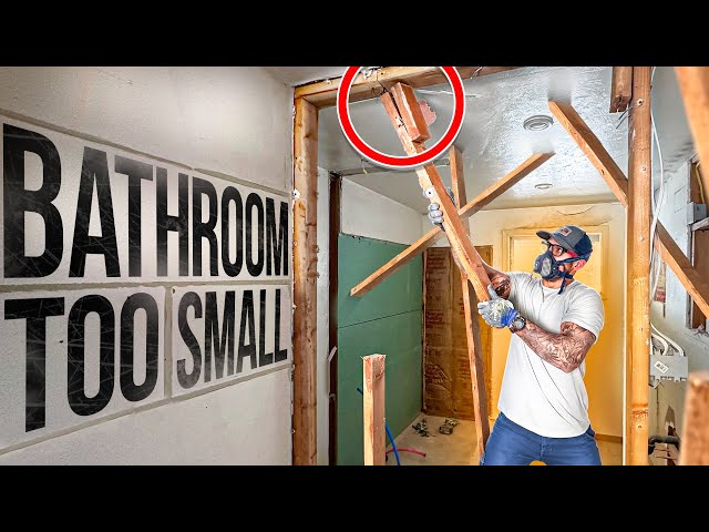 Doing the impossible with the only bathroom in the house