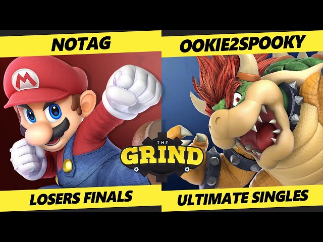 The Grind 243 Losers Finals - Ookie2Spooky (Bowser) Vs. NoTag (Mario) Smash Ultimate - SSBU