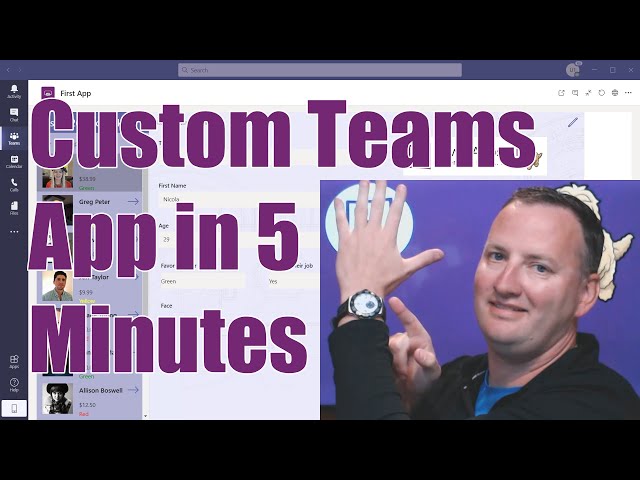 Create your first custom app for Microsoft Teams with Power Apps in 5 minutes - Dataverse for Teams