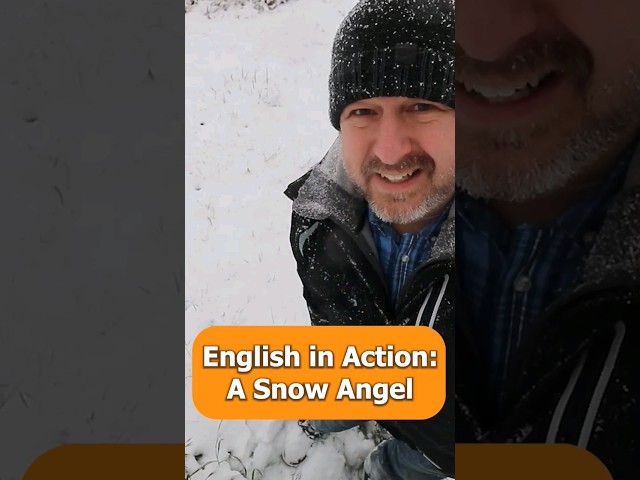 English in Action: A Snow Angel #shorts
