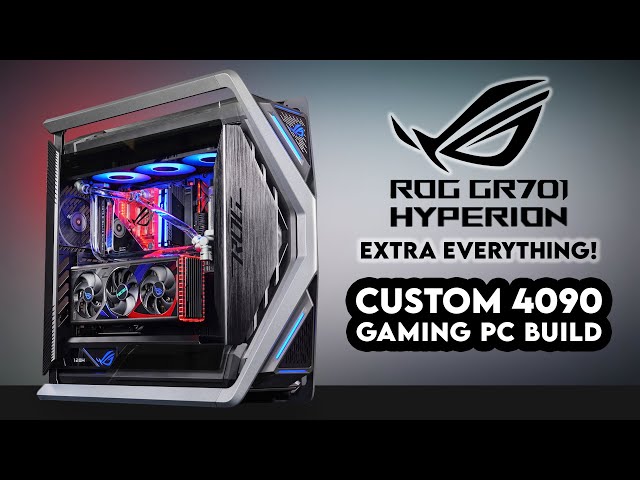 The Ultimate 4090 PC?! | ROG GR701 HYPERION Gaming PC Build | ASUS Strix 4090, i9 13900K Custom Loop