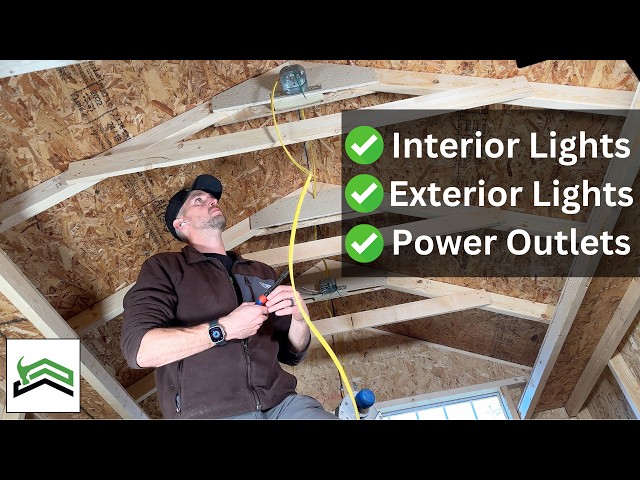 DIY Guide To Wiring A Shed For Electricity