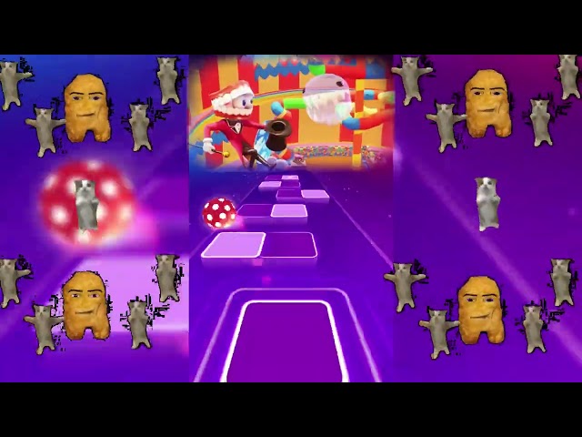The Amazing Digital Circus - Chipi Chipi Chapa Chapa - Happy Happy Cat Meme -- Tiles Hop Music Game