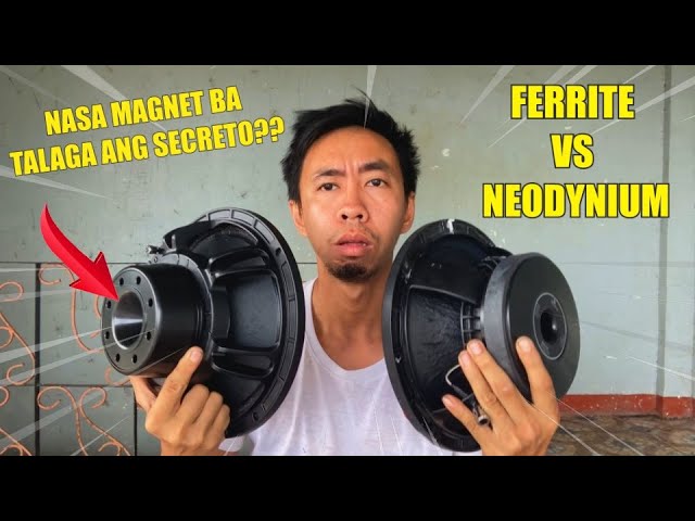 Nasa SPEAKER MAGNET ANG SECRETO?? | Neodynuim VS Ferrite Speakers