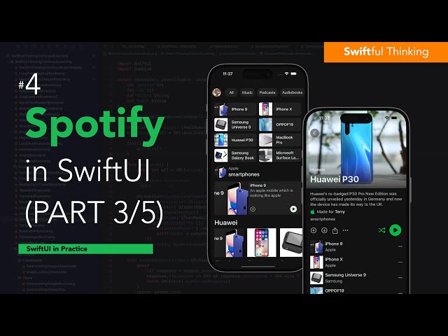 Rebuild Spotify in SwiftUI (Part 3/5) | SwiftUI in Practice #4