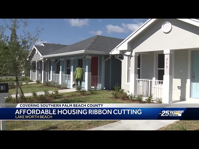 Ribbon-cutting for new, affordable housing in Lake Worth Beach
