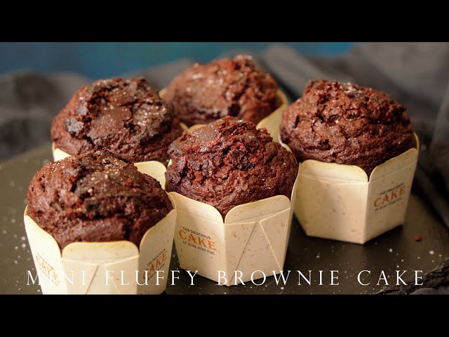 How to make Mini Fluffy Brownie Cake