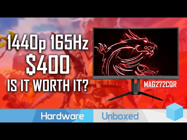 MSI MAG272CQR Review, The $400 1440p 165Hz VA Gaming Option